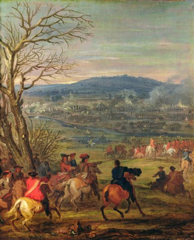 Louis XIV (1638-1715) in Battle near Mount Cassel, 11th April 1677, c.1678 by Adam Frans van der Meulen